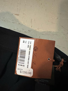 New $3900 Loro Piana Athina Cady Wrap Maxi Skirt Black 44/10 Italy