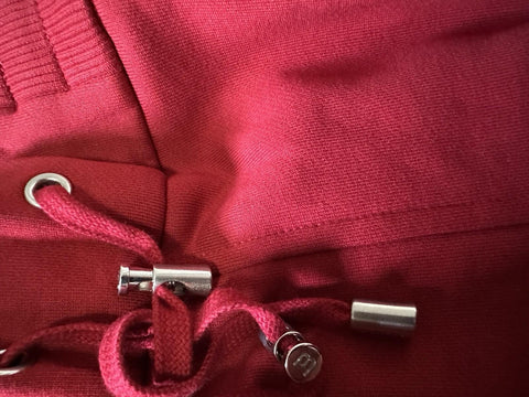 NWT $795 Balmain Men Sunset Drawstring Bermuda Shorts Red Size M Italy