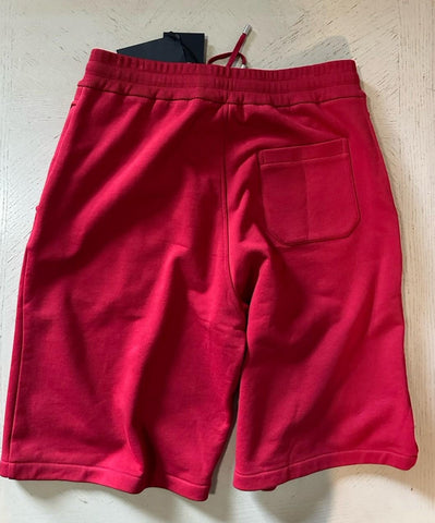 NWT $795 Balmain Men Sunset Drawstring Bermuda Shorts Red Size M Italy