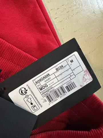 NWT $795 Balmain Men Sunset Drawstring Bermuda Shorts Red Size M Italy