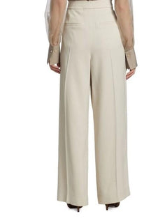 New $1995 Brunello Cucinelli Women Tailored Wide Leg Pants Color ATTE 10 US/46