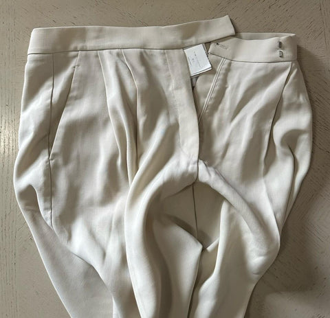 New $1995 Brunello Cucinelli Women Tailored Wide Leg Pants Color ATTE 10 US/46