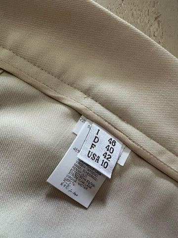 New $1995 Brunello Cucinelli Women Tailored Wide Leg Pants Color ATTE 10 US/46