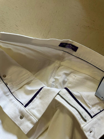 NWT $595 Ralph Lauren Purple Label Men Stretch Raw Hem Skinny Jeans Pants 36 US