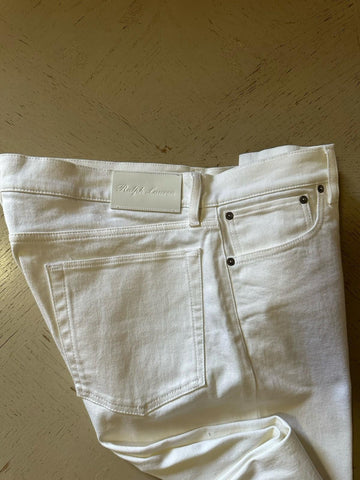 NWT $595 Ralph Lauren Purple Label Men Stretch Raw Hem Skinny Jeans Pants 36 US