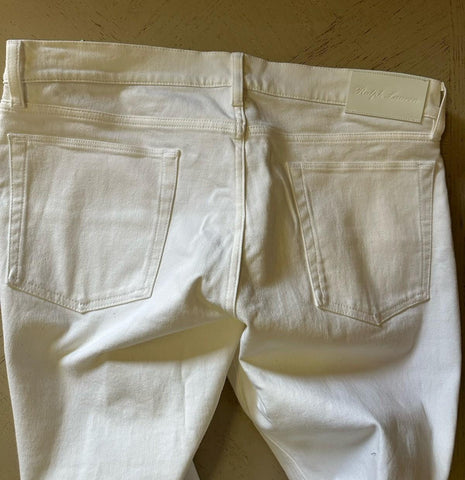 NWT $595 Ralph Lauren Purple Label Men Stretch Raw Hem Skinny Jeans Pants 36 US