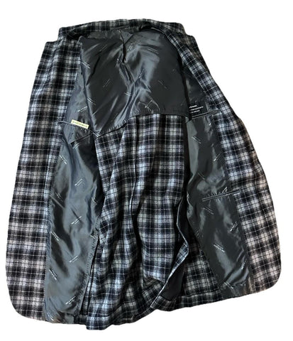 $8995 Kiton Cashmere Sport Coat Jacket Blazer Black/White 40S US/50S Eu