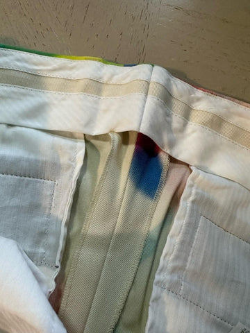 NWT $1595 Dolce&Gabbana Men Sprayed Graffiti Print Tuxedo Pants Mult 36/50 Italy