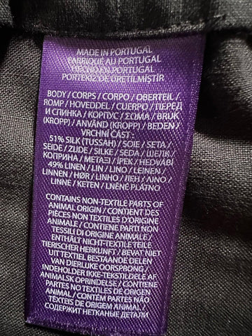 Ralph Lauren Purple Label Men Drawstring Dorset Shorts Black 38 US/54 Eu New