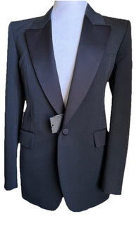 Saint Laurent Men’s Tuxedo Blazer Jacket Black 40R US/50R Eu New $3400