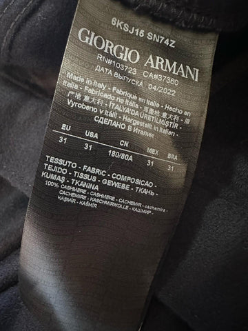 Giorgio Armani Men’s Cashmere Pants Jeans 31 US/48 Eu Italy NWT $1795