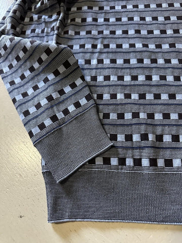 Giorgio Armani Men’s Crewneck Sweater Blue 48 Eu ( S-M ) New $1295