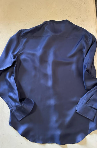 Giorgio Armani Mens Silk Dress Shirt Navy Size 42/16.5 New $1195 Italy