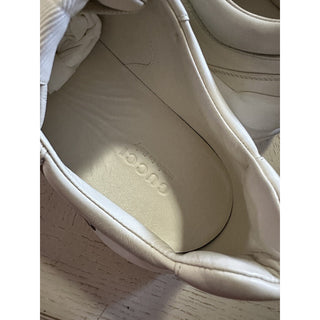 New Gucci Men Leather Rython Dirty mouth Sneakers Ivory 15 US/14 UK 552089
