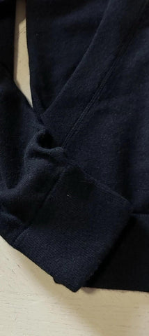 NWT $2490 ZEGNA Cashmere Hoodie Sweater Pullover Black 56 Eu ( XXL ) Italy