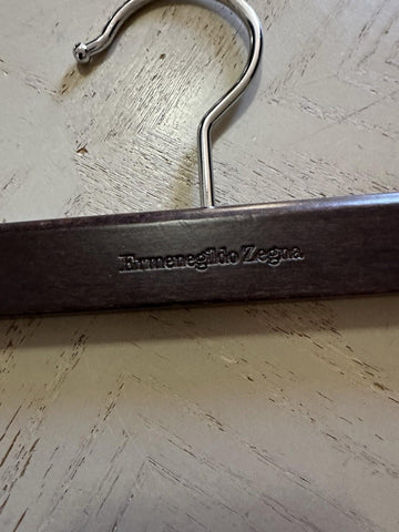 New Ermenegildo Zegna Non-slip Wood Pants Hanger DK Brown