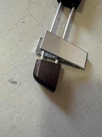 New Ermenegildo Zegna Non-slip Wood Pants Hanger DK Brown