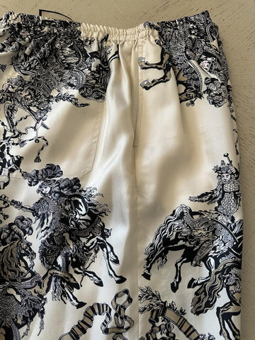 NWT $1350 Gucci Men Drawstring Short Pants Ivory/Black/Mul. Size 38 US/54 Eu