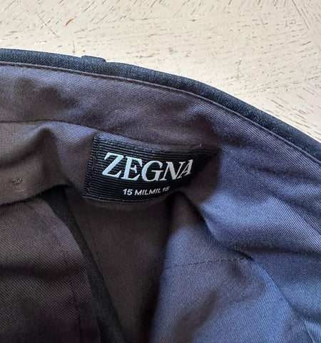 ZEGNA Regular Fit Dress Pants 15 MIL MIL Wool DK Gray 40 US ( 58 Eu ) New $980