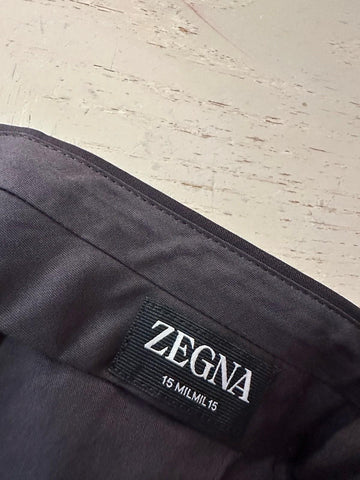 ZEGNA Regular Fit Dress Pants 15 MIL MIL Wool DK Navy 40 US ( 56 Eu ) New $990