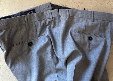 ZEGNA Regular Fit Dress Pants High Performance LT Gray 38 US ( 54 Eu ) New $890