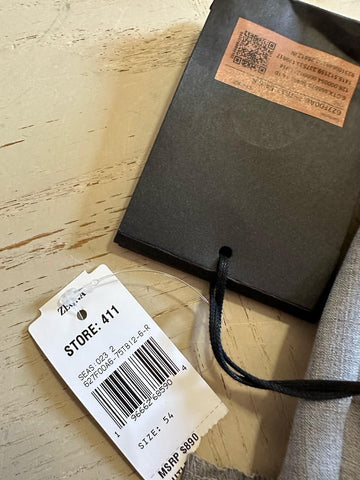 ZEGNA Regular Fit Dress Pants High Performance LT Gray 38 US ( 54 Eu ) New $890