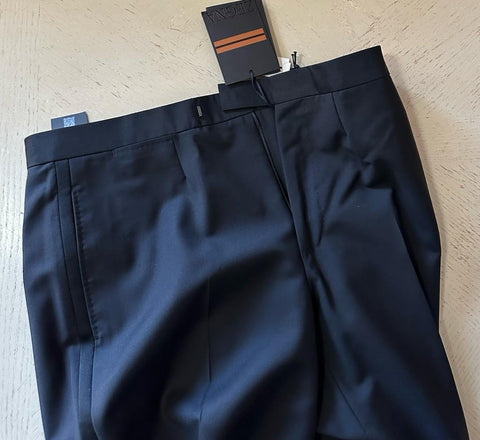 ZEGNA Regular Fit Tuxedo Dress Pants Black 34 US ( 50 Eu ) New $980