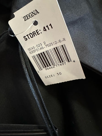 ZEGNA Regular Fit Tuxedo Dress Pants Black 34 US ( 50 Eu ) New $980