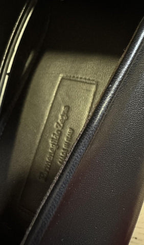 Ermenegildo Zegna Leather Reverse Construction Loafers DK Navy 11.5 US New $950