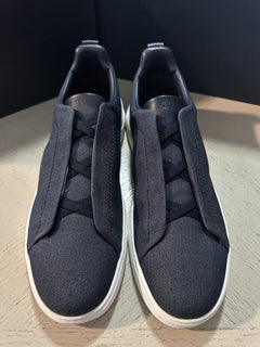 ZEGNA Couture Sneakers Shoes Blue 13 US/46 Eu New $850