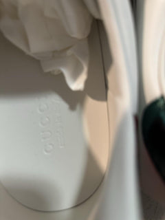 New Gucci Men Leather Sneakers White 16.5 US/16 UK