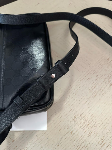 Gucci Men GG Crystal mini Canvas Leather shoulder bag 760342 New