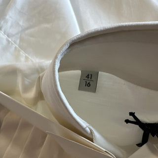 Gucci Men Tailored Tuxedo Dress Shirt Soft White 41/16 New $1280