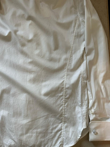 Gucci Men Tailored Tuxedo Dress Shirt Soft White 41/16 New $1280