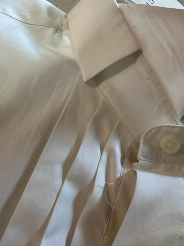 Gucci Men Tailored Tuxedo Dress Shirt Soft White 41/16 New $1280