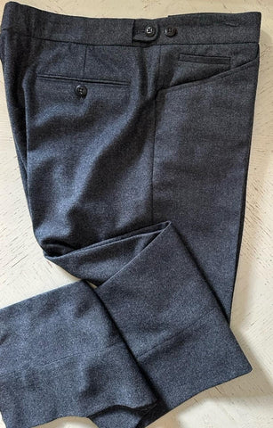 NWT Ralph Lauren Purple Label Men Drawstrin Pants DK Gray 34/50 Italy