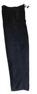 New $1050 Saint Laurent Men Wide-Leg jeans Pants Black 32 US ( Measured 34 ) Ita