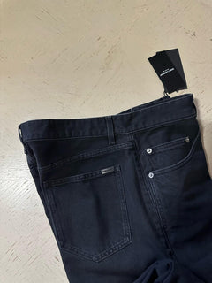 New $1050 Saint Laurent Men Wide-Leg jeans Pants Black 32 US ( Measured 34 ) Ita