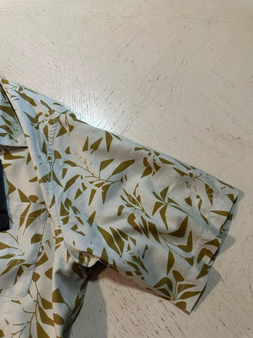 NWT $890 Saint Laurent Men Hawaii Shirt light beige/cream Size XL