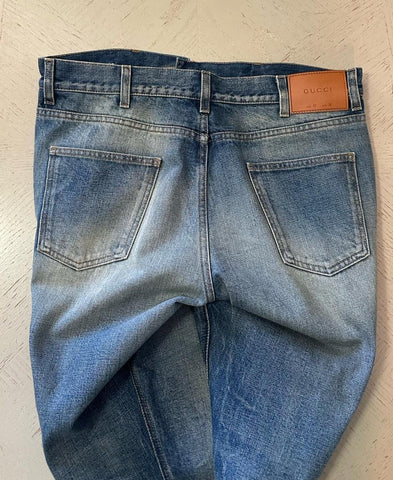 NWT $1400 Gucci Men Jeans Pants LY Blue Size 36 US 408637
