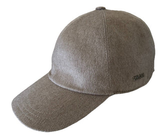 NWT ZEGNA Cashmere Baseball LT Taupe/Gray Size L Italy