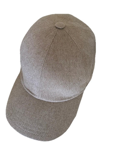 NWT ZEGNA Cashmere Baseball LT Taupe/Gray Size L Italy