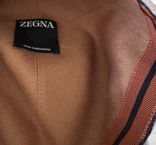NWT ZEGNA Cashmere Baseball LT Taupe/Gray Size L Italy