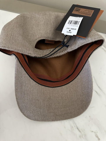 NWT ZEGNA Cashmere Baseball LT Taupe/Gray Size L Italy