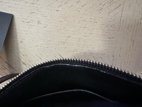 New Saint Laurent SID flat crossbody bag in antiqued lambskin Black 581697