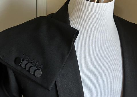 NWT $3500 Gucci Men’s Tuxedo Suit Black Size 46R US/56R Eu Italy