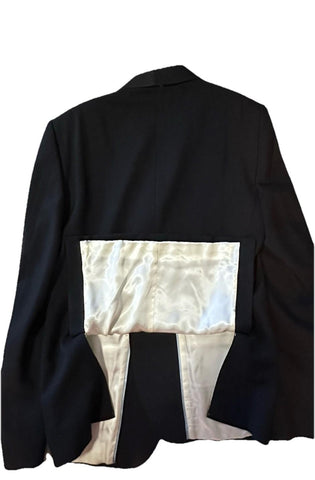 NWT $3500 Gucci Men’s Tuxedo Suit Black Size 46R US/56R Eu Italy