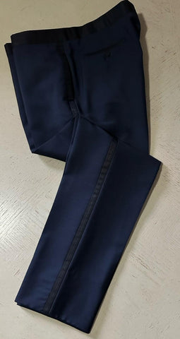 NWT $4800 Gucci Men’s Tuxedo Suit Blue Size 46R US/56R Eu Italy