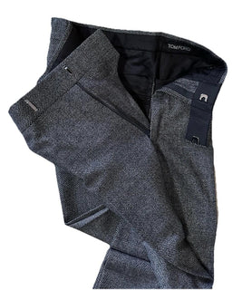 NWT $5690 TOM FORD Men Wool Suit DK Gray 40R US/50R Eu Italy