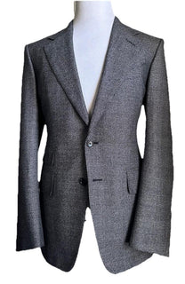 NWT $5690 TOM FORD Men Wool Suit DK Gray 40R US/50R Eu Italy